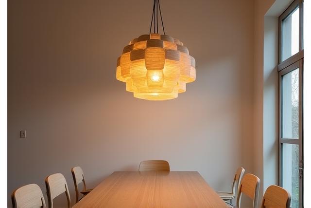 Innovativ belysning: taklampe med geometrisk design